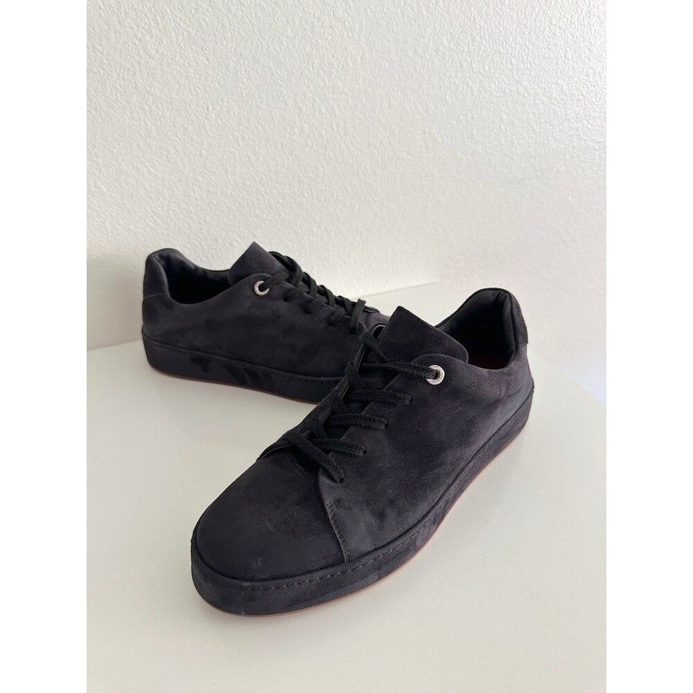 Loro Piana Nuages Black Suede Low-Top Sneakers Black Caviar Women's EU 39.5 US 9